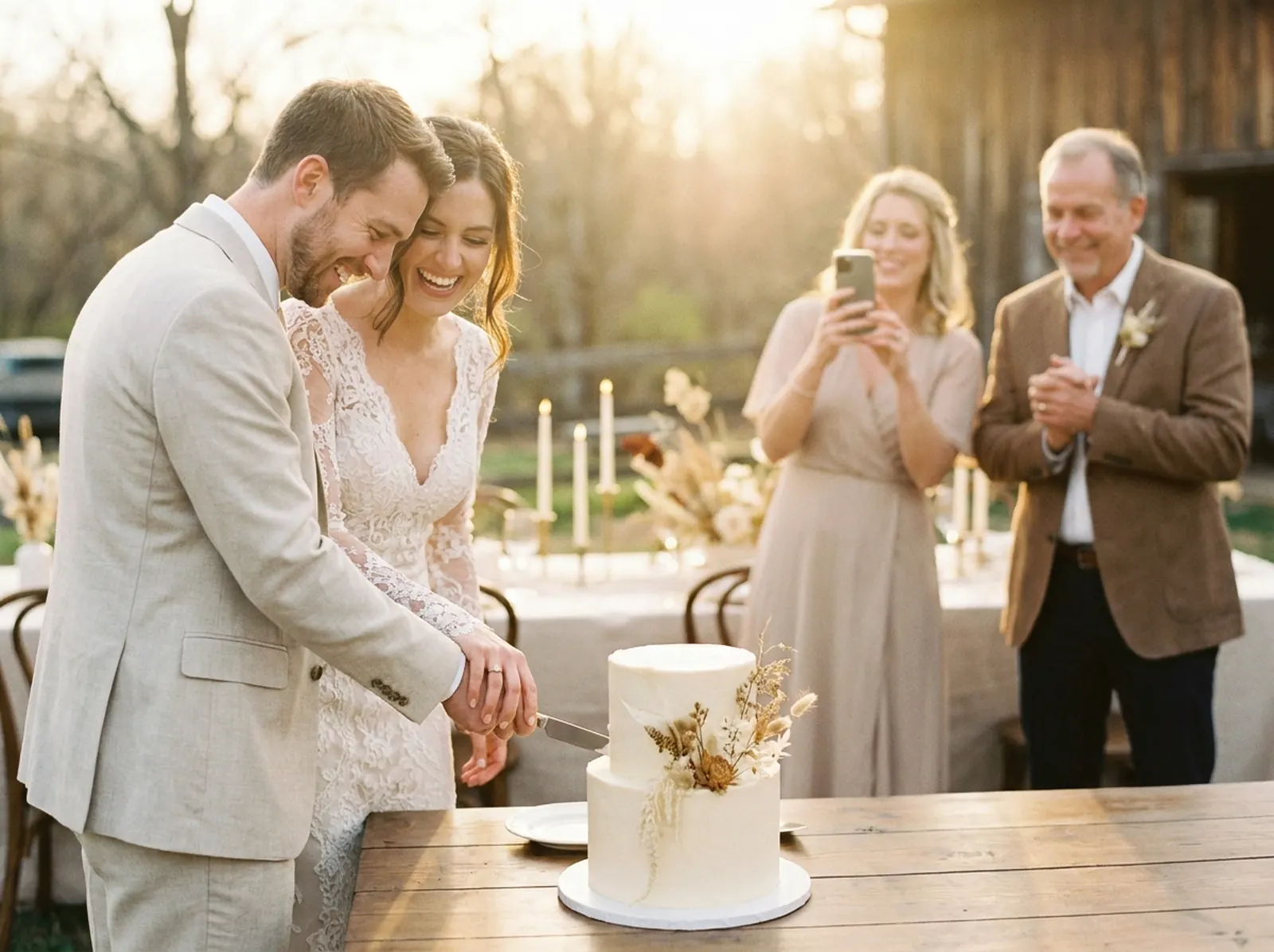 Iris and Laurence, wedding photograph